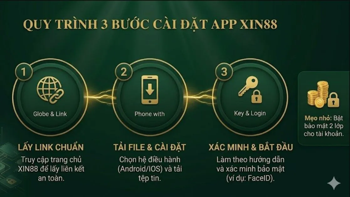 Quy trình cài đặt app xin88 và hướng dẫn sử dụng