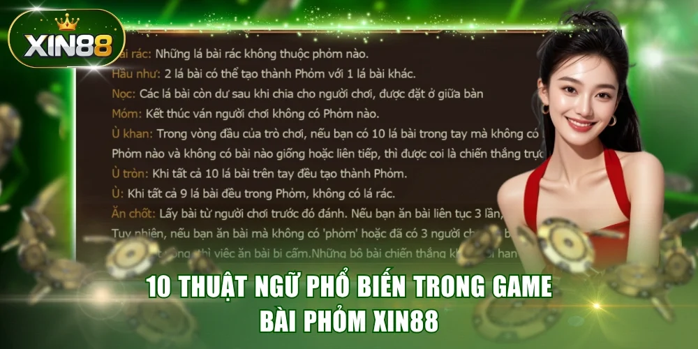 10 thuật ngữ phổ biến trong game bài Phỏm XIN88