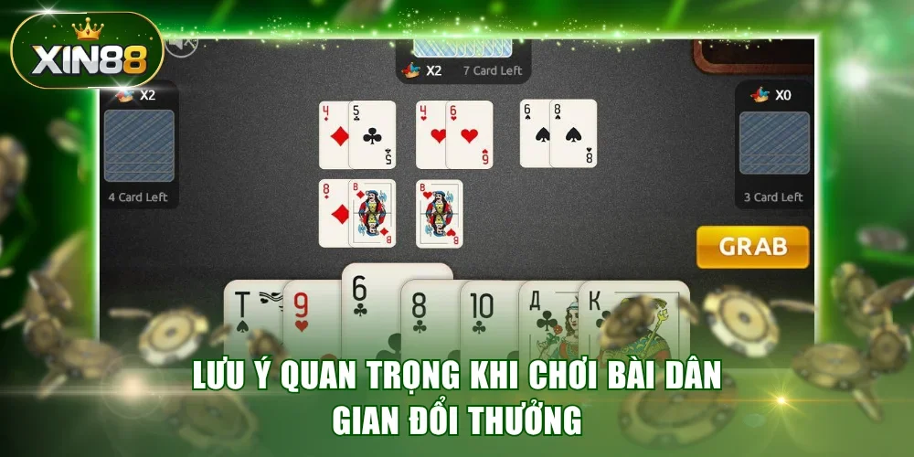 Lưu ý quan trọng khi chơi bài dân gian đổi thưởng