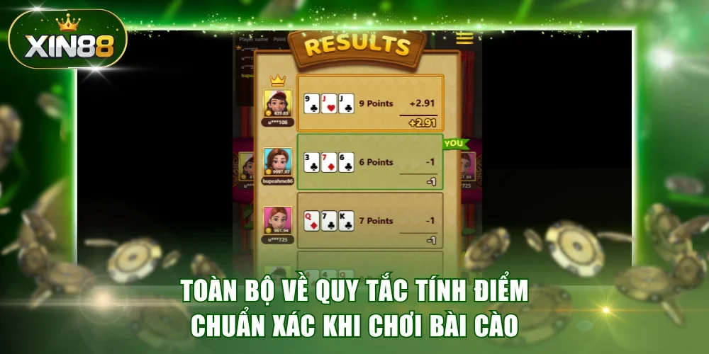 Toàn bộ về quy tắc tính điểm chuẩn xác khi chơi Bài Cào